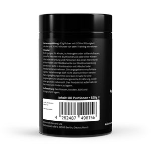 Pre-Workout Booster Apple - 520g
