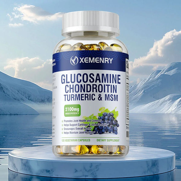 Glucosamine Chondroitin - Joint Support Supplement To Reduce Inflammation, Relieve Knee Pain and Improve Joint Mobility