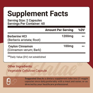 Berberine - Supports Immune, Heart and Gastrointestinal Health and Digestion