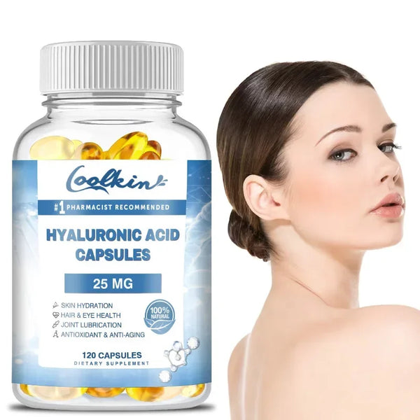 Hyaluronic Acid Supplement with Vitamin C and Biotin - Improves Metabolism and Promotes Healthy Skin