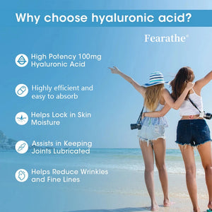 Hyaluronic Acid Supplements -  Beautiful, Radiant Skin
