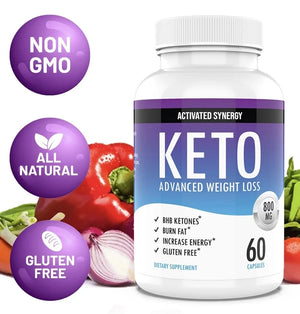 Ketogenic Weight Loss Ketosis Energy Boost and Appetite Control Metabolic Support BHB Supplement for Men and Women