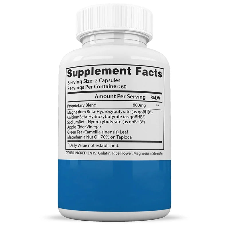 Keto Capsules - with Apple Cider Vinegar Advanced Ketogenic Supplement for Men & Women Fat Burning, Appetite Suppression