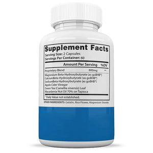 Keto Capsules - with Apple Cider Vinegar Advanced Ketogenic Supplement for Men & Women Fat Burning, Appetite Suppression