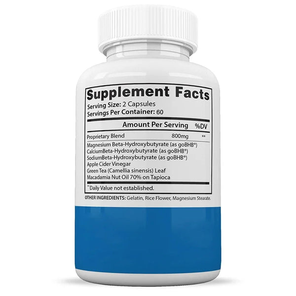 Keto Capsules - with Apple Cider Vinegar Advanced Ketogenic Supplement for Men & Women Fat Burning, Appetite Suppression