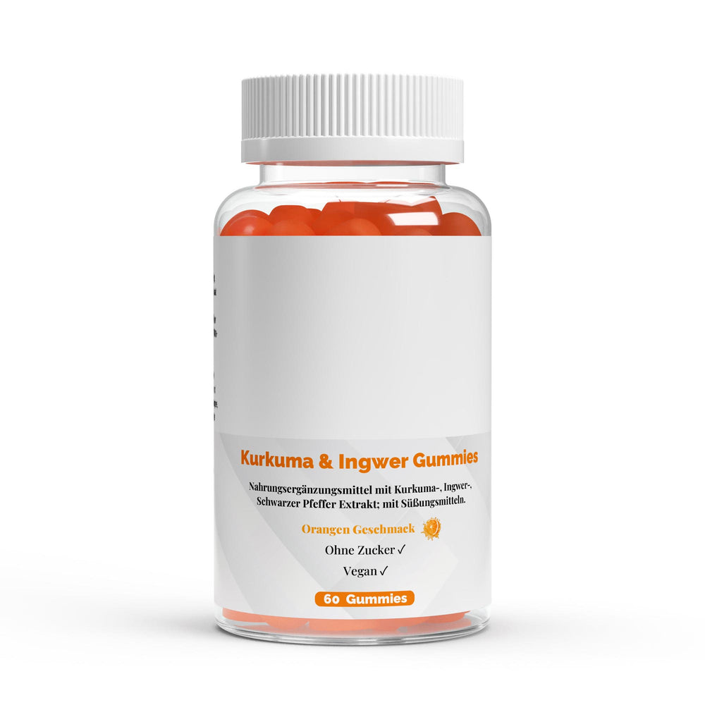 Turmeric + Ginger + Black Pepper Gummies - 60 Stk.