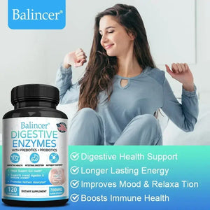 Digestive Enzyme Probiotic Capsules with Prebiotic
