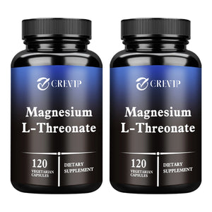 Magnesium L-Threonate Supplement - Memory, Concentration and Cognition Support, Brain Health - 120 Capsules