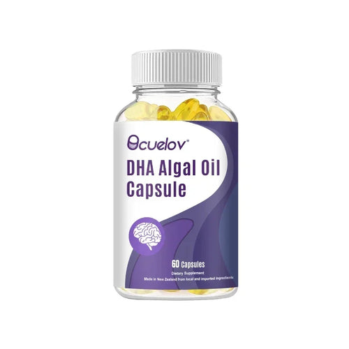 Omega-3 Capsules - Rich in DHA & EPA - Support Brain & Nervous System Health, Cardiovascular & Skin Health Dietary Supplement