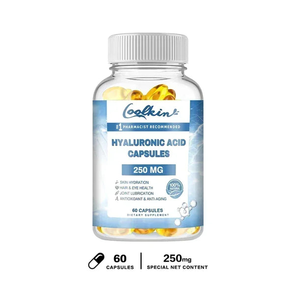 Hyaluronic Acid Supplement with Vitamin C and Biotin - Improves Metabolism and Promotes Healthy Skin