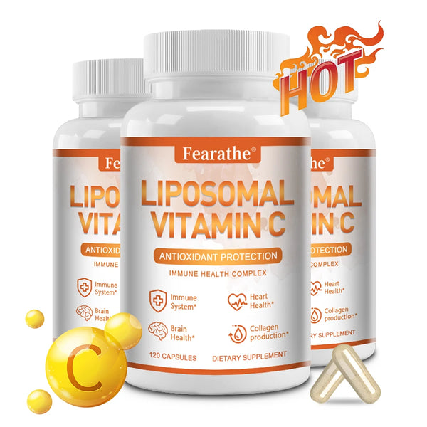 Liposomal Vitamin C Supplement - Highly Absorbed for Immune Support, Collagen Production, Heart, Brain Health and Antioxidants