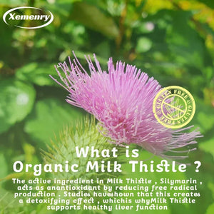 Milk Thistle Capsules 1000mg - with Dandelion Root - Liver Detox and Cleanse, Promotes Skin and Digestive Health Supplement