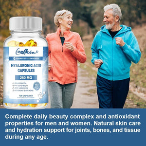 Hyaluronic Acid Supplement with Vitamin C and Biotin - Improves Metabolism and Promotes Healthy Skin