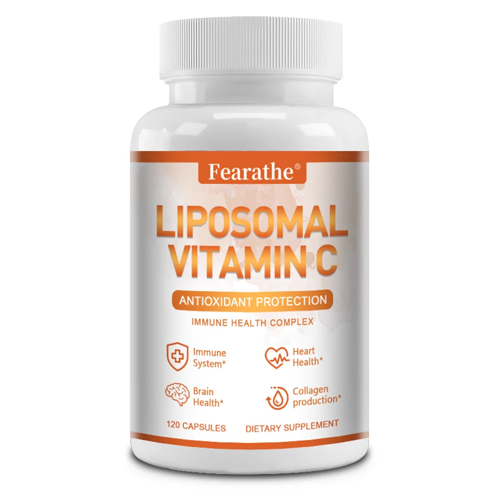 Liposomal Vitamin C Supplement - Highly Absorbed for Immune Support, Collagen Production, Heart, Brain Health and Antioxidants