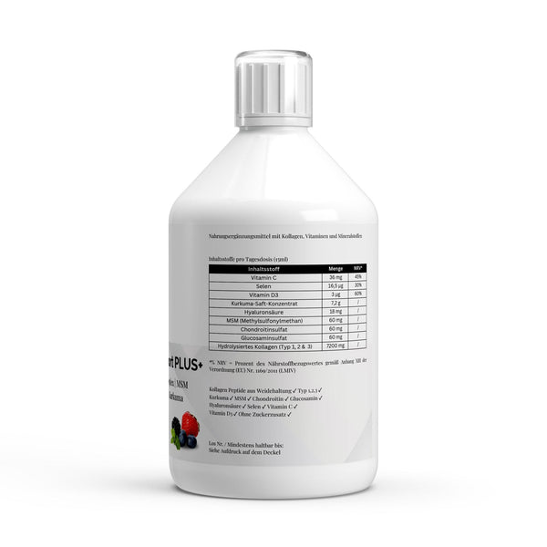 Collagen Support PLUS+ Shots - Wild Berry - 500ml