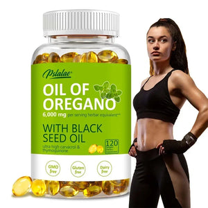 Oregano Oil Softgels - Oregano, Black Seed Oil,