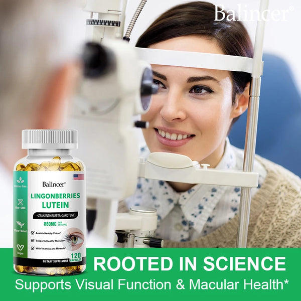 Balincer Lutein Capsules with Zeaxanthin, Vitamins, Dietary Supplement for Eye Health Support