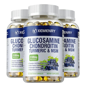 Glucosamine Chondroitin - Joint Support Supplement To Reduce Inflammation, Relieve Knee Pain and Improve Joint Mobility