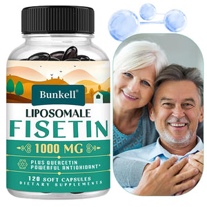 Liposomal Fisetin & Quercetin - High Potency 1200 Mg/Serving Combination Antioxidant Supplement