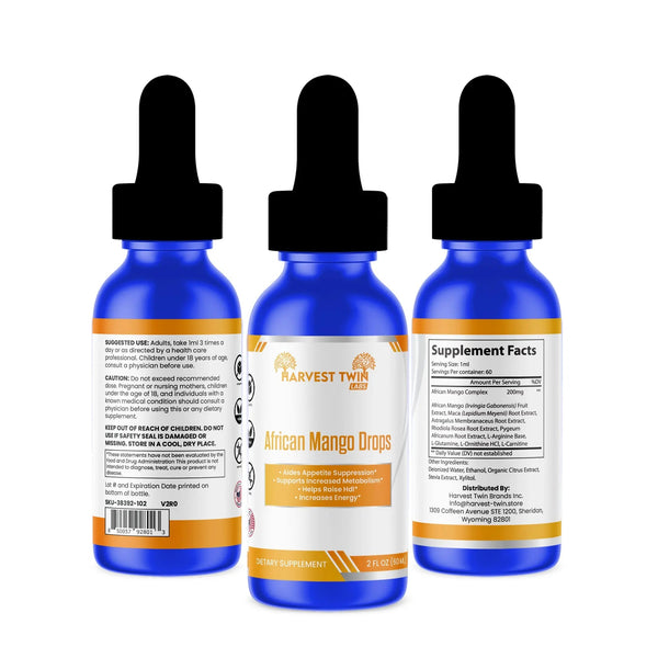 African Mango Drops - Natural Weight Loss Supplement with Metabolism