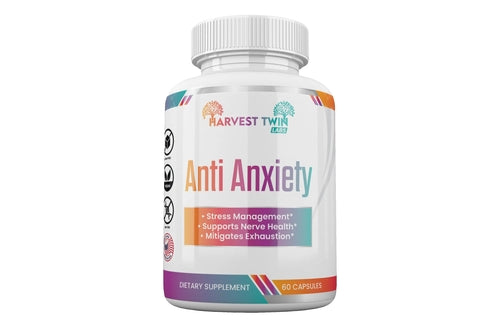 Anti-Anxiety Supplement for Stress Reduction and reduced Cortisol Levels