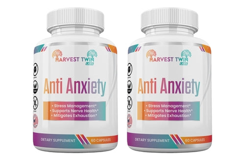Anti-Anxiety Supplement for Stress Reduction and reduced Cortisol Levels