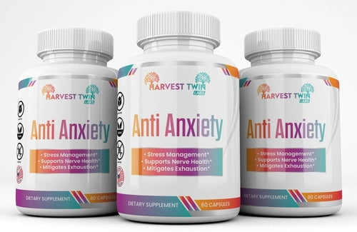Anti-Anxiety Supplement for Stress Reduction and reduced Cortisol Levels