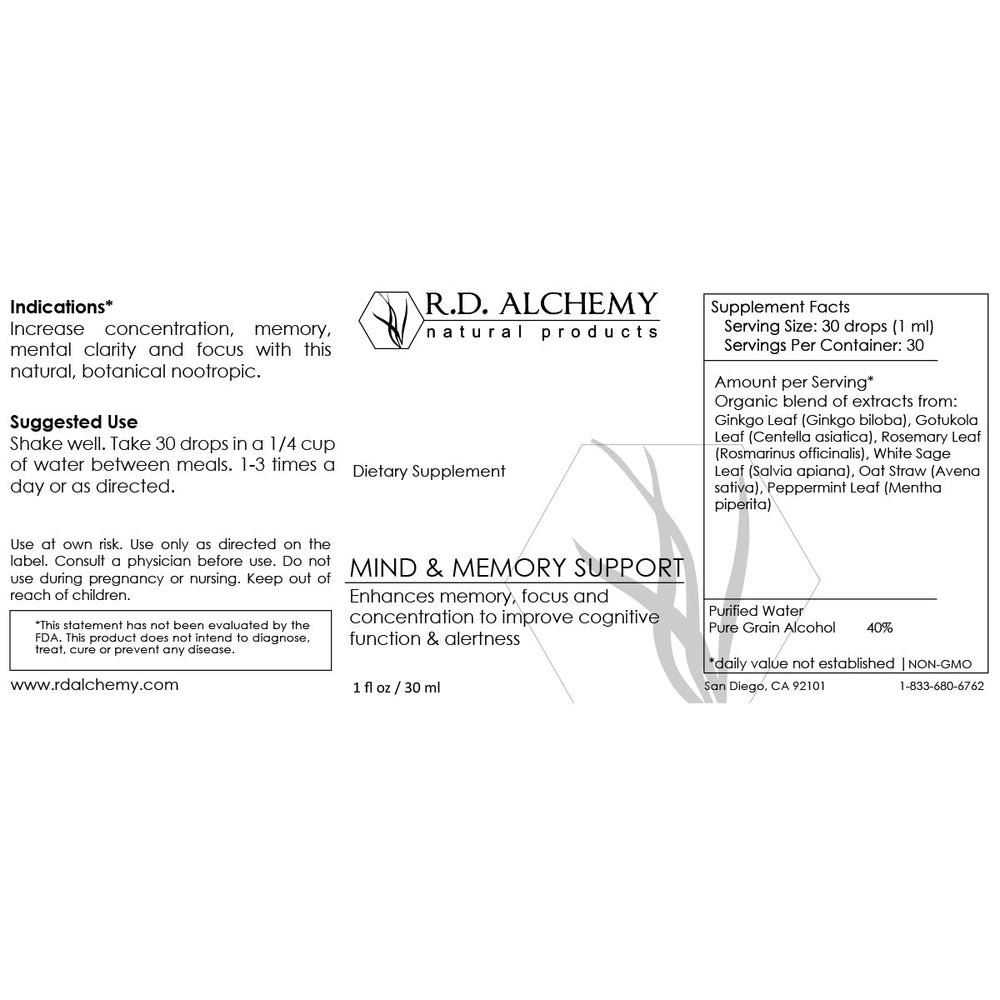 Mind & Memory Support Extract