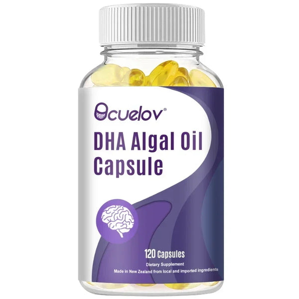 Omega-3 Capsules - Rich in DHA & EPA - Support Brain & Nervous System Health, Cardiovascular & Skin Health Dietary Supplement
