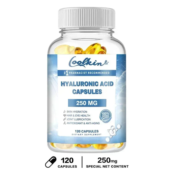 Hyaluronic Acid Supplement with Vitamin C and Biotin - Improves Metabolism and Promotes Healthy Skin