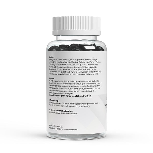 Shilajit Gummies + Vitamin C,B6, B12 - 60