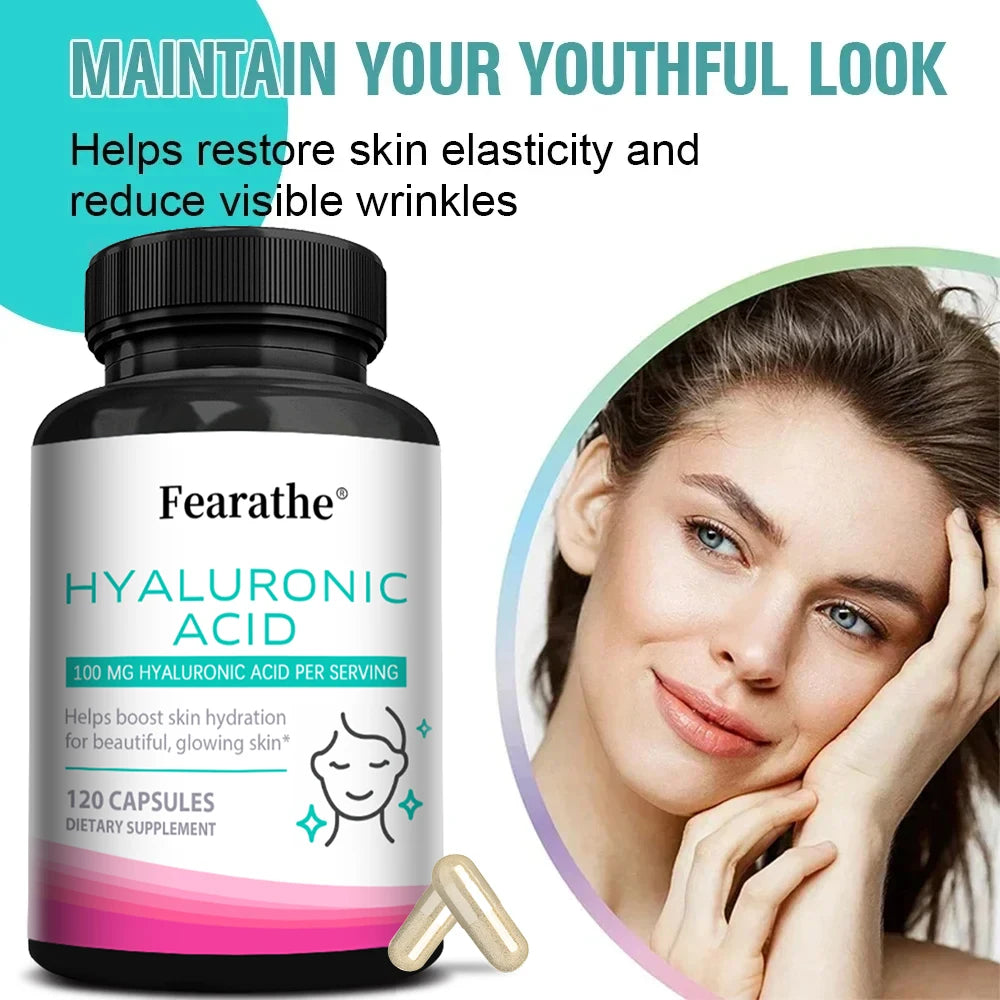 Hyaluronic Acid Supplements -  Beautiful, Radiant Skin
