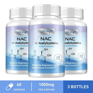N-Acetylcysteine - Supports Respiratory Health and Immune Function, Promotes Liver and Kidney Detoxification Supplement