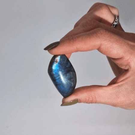 Madagascar Labradorite Leaf Stone