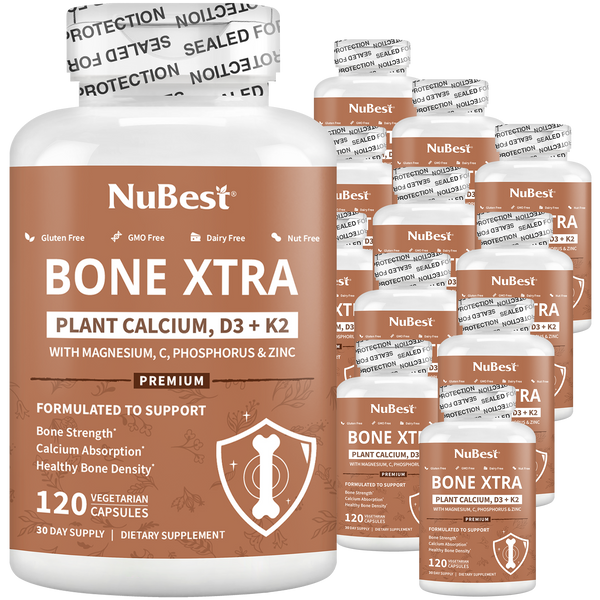 Bone Xtra - Plant-based Formula to Support Healthy Bones For Adults,
