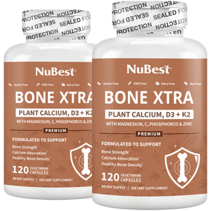 Bone Xtra - Plant-based Formula to Support Healthy Bones For Adults,