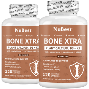 Bone Xtra - Plant-based Formula to Support Healthy Bones For Adults,