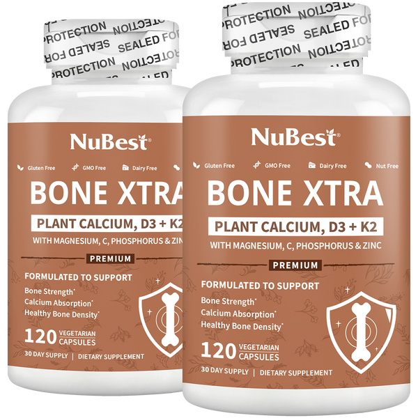 Bone Xtra - Plant-based Formula to Support Healthy Bones For Adults,