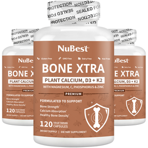Bone Xtra - Plant-based Formula to Support Healthy Bones For Adults,