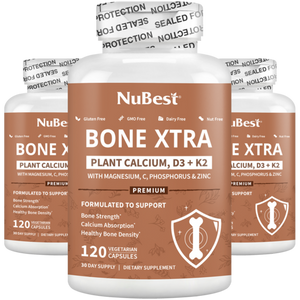 Bone Xtra - Plant-based Formula to Support Healthy Bones For Adults,