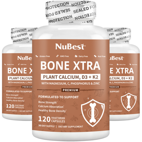 Bone Xtra - Plant-based Formula to Support Healthy Bones For Adults,