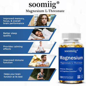 Magnesium L-Threonate Supplement – Promotes Brain Health, Memory, Concentration and Cognition