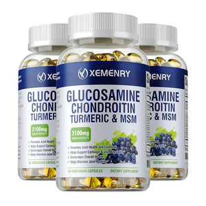 Glucosamine Chondroitin - Joint Support Supplement To Reduce Inflammation, Relieve Knee Pain and Improve Joint Mobility