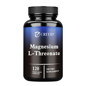 Magnesium L-Threonate Supplement - Memory, Concentration and Cognition Support, Brain Health - 120 Capsules