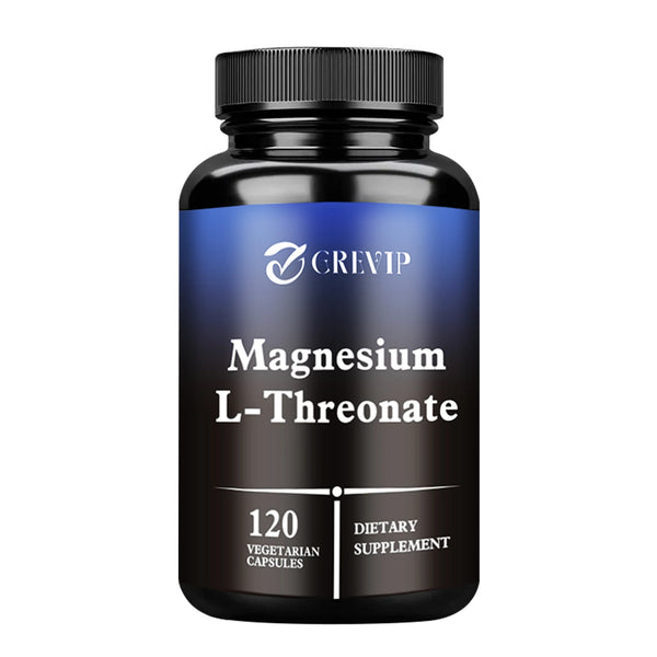 Magnesium L-Threonate Supplement - Memory, Concentration and Cognition Support, Brain Health - 120 Capsules