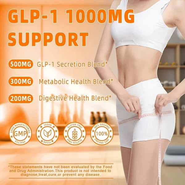 GLP-1 Supplements - Antioxidant and Immune Support, Promote Digestion and Intestinal Health, Balance Intestinal Flora