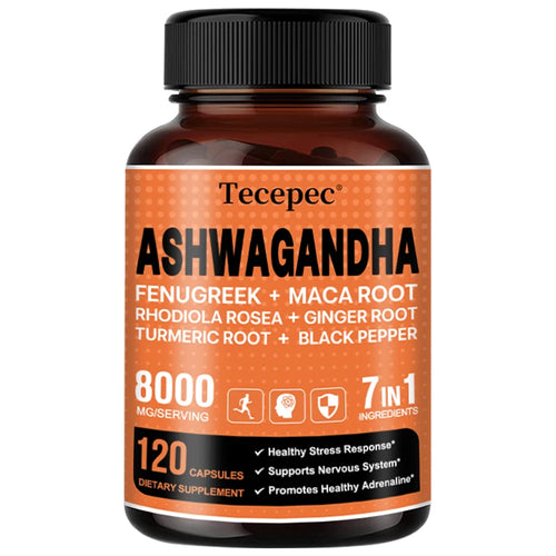 Organic Ashwagandha Extract Supplement - Supports Healthy Brain and Nervous System Function, Sleep, Mood, Balanced Energy Levels