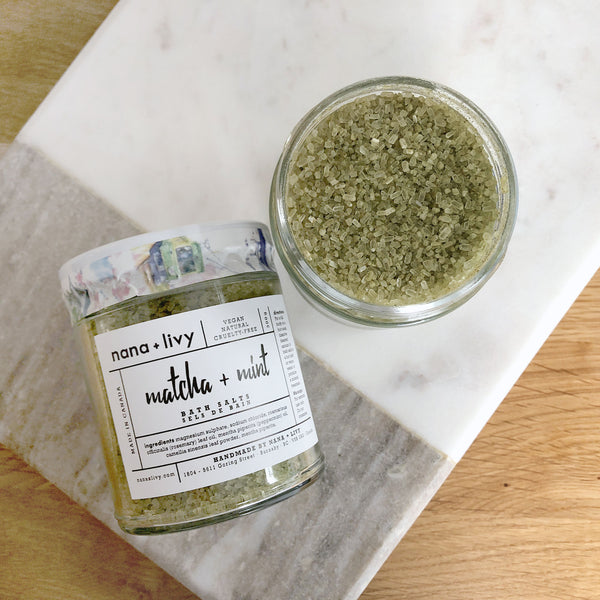 Matcha + Mint Bath Salts
