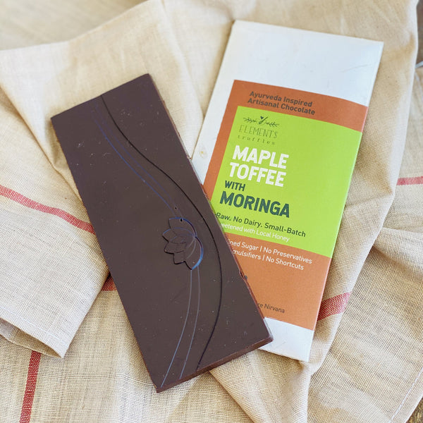 Maple Toffee with Moringa Chocolate Bar - Pack of 3