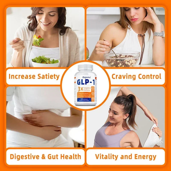 GLP-1 Supplements - Antioxidant and Immune Support, Promote Digestion and Intestinal Health, Balance Intestinal Flora